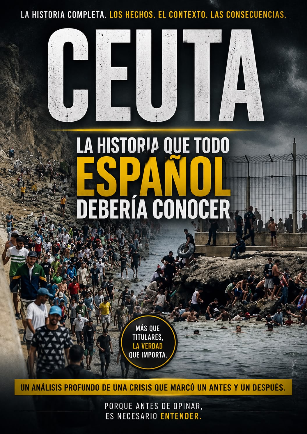 Portada alternativa del informe La Frontera que se Rompió
